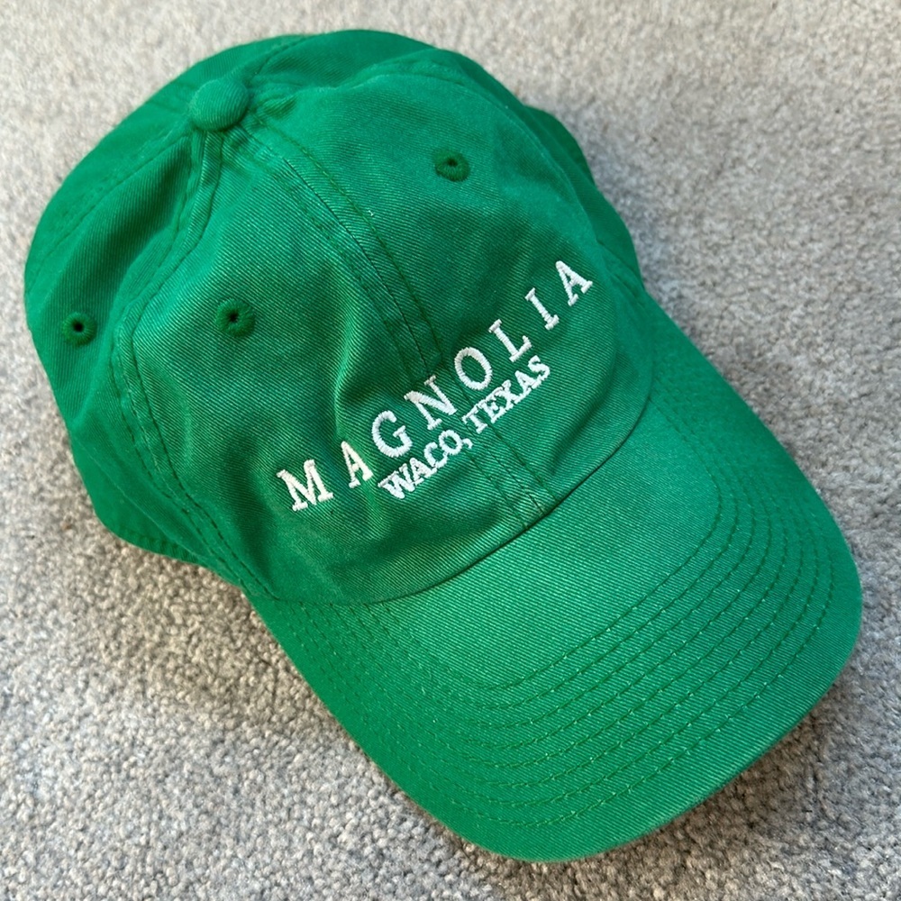 Magnolia Waco Texas Port Authority Kelly Green Baseball Cap Hat
